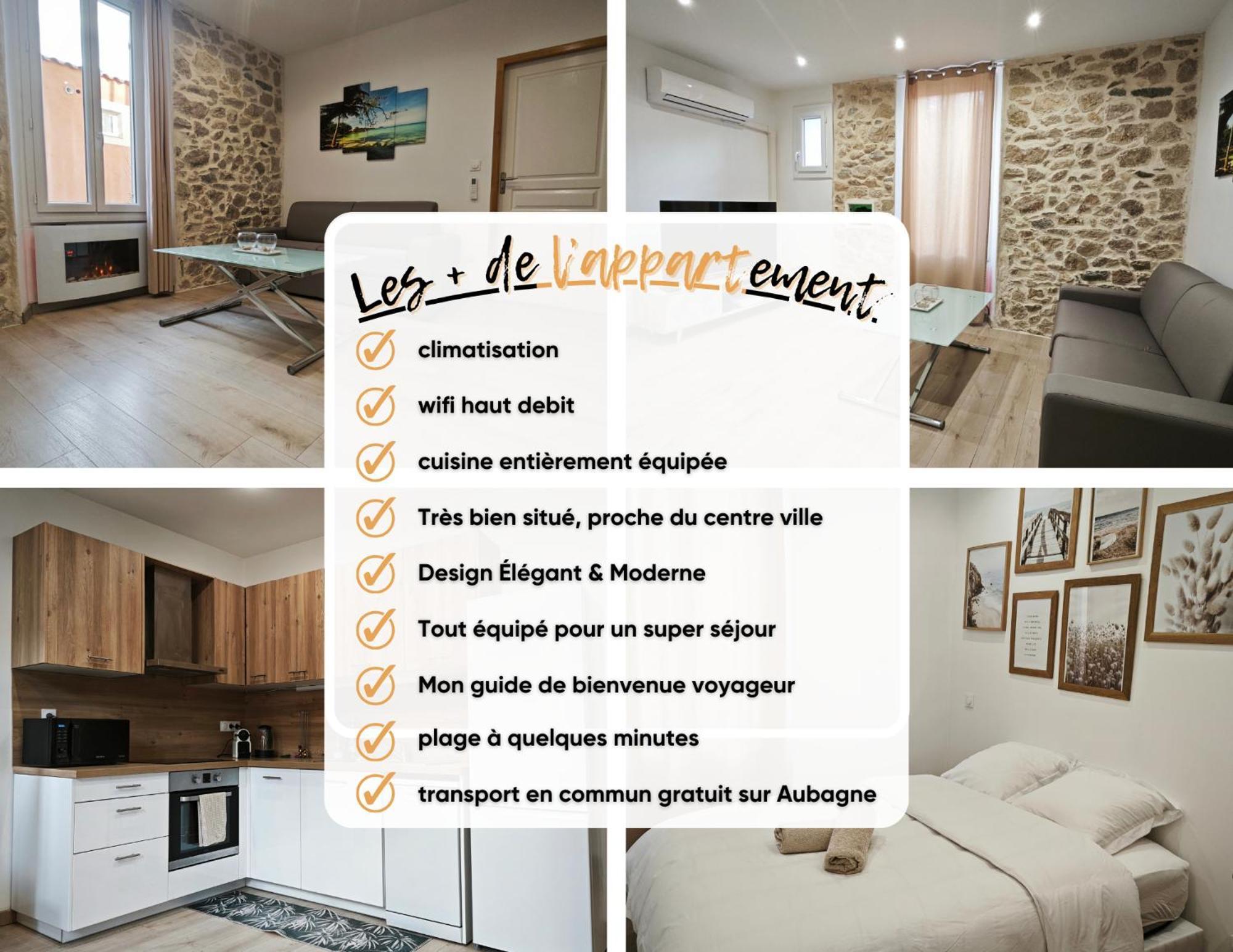Appartement Tout Confort A 2 Pas Du Centre Ville Aubagne Extérieur photo